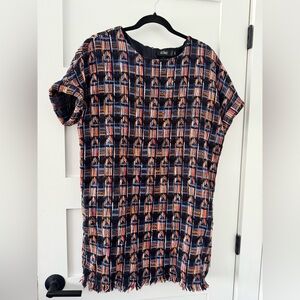 Icone Multicolor Patterned Dress